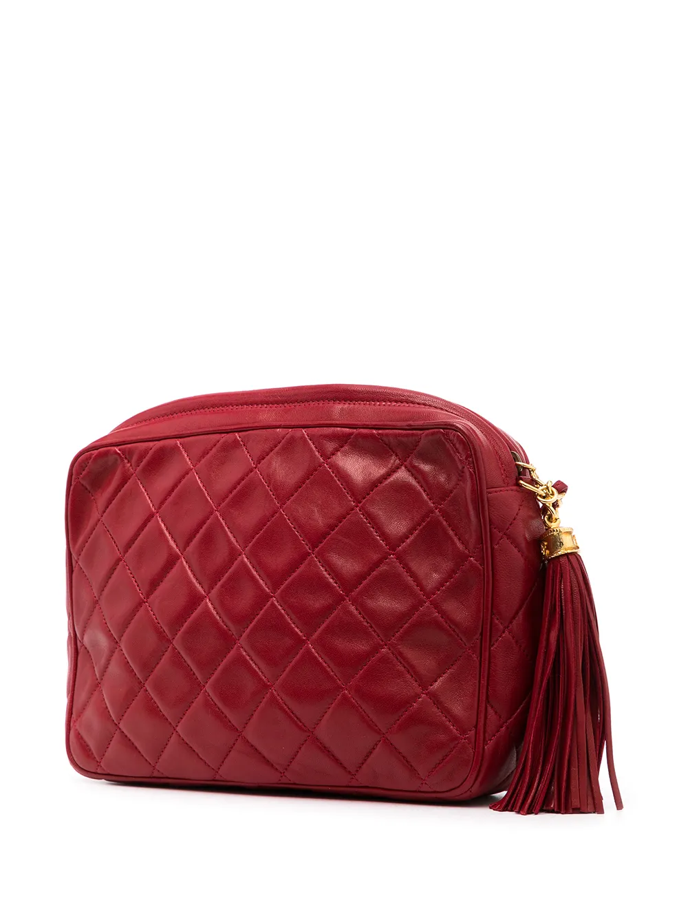 фото Chanel pre-owned стеганая сумка на плечо 1990-х годов с логотипом cc