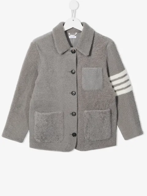 Thom Browne Kids button-down fitted blazer 