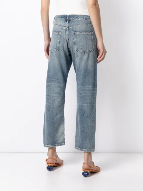 FRAME Le Pixie Slouch high-waist jeans 