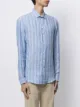 Emporio Armani striped long-sleeve shirt