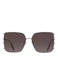 Alexander McQueen Eyewear oversize-frame tinted sunglasses - Black