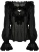 Image 1 of Ermanno Scervino ruffled lace-detail blouse