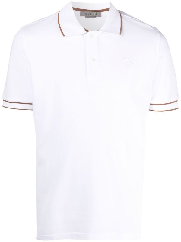 embroidered cotton polo shirts