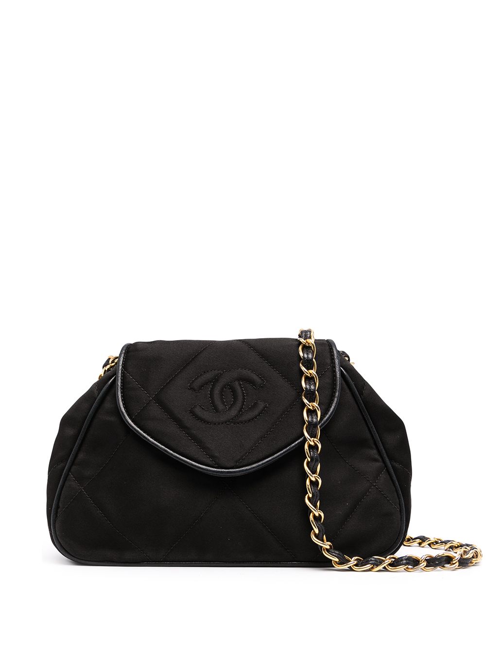 

Chanel Pre-Owned bolsa crossbody Flap 1990 - Negro