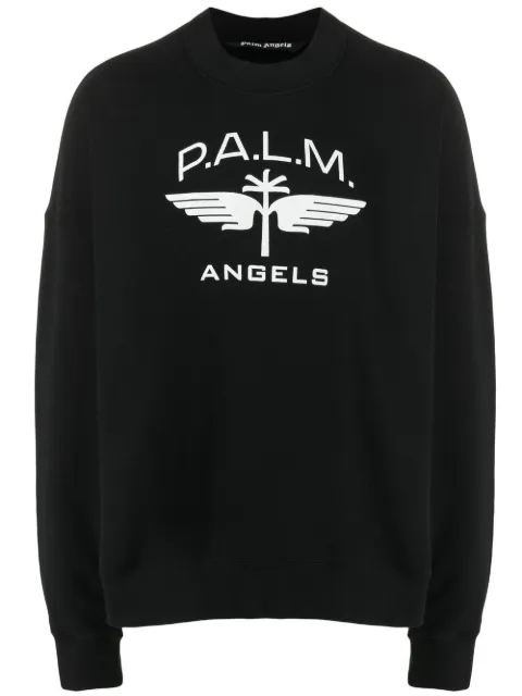 Palm Angels Sweatshirt mit Logo-Print