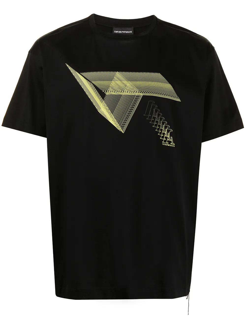 Emporio Armani graphic-print Cotton T-shirt - Farfetch