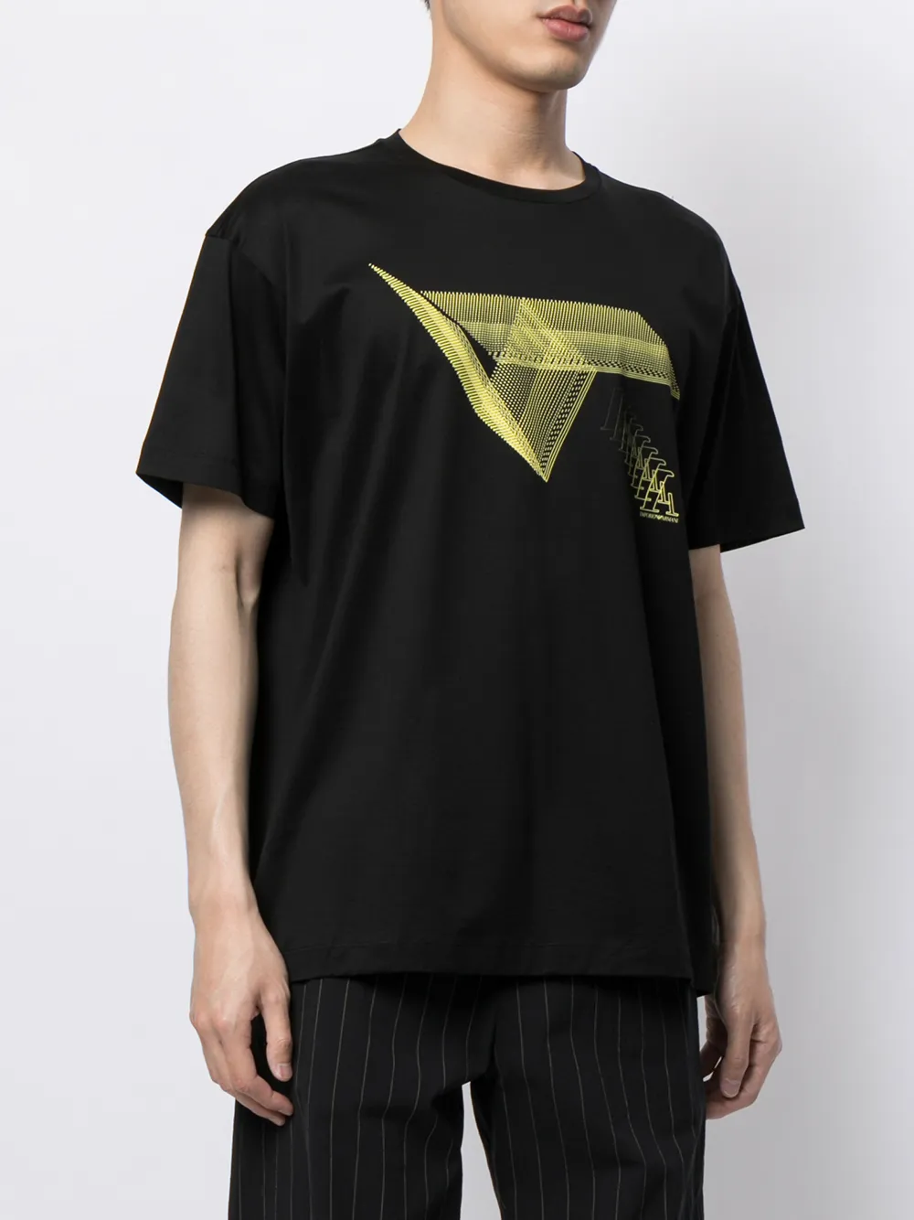 фото Emporio armani футболка с графичным принтом