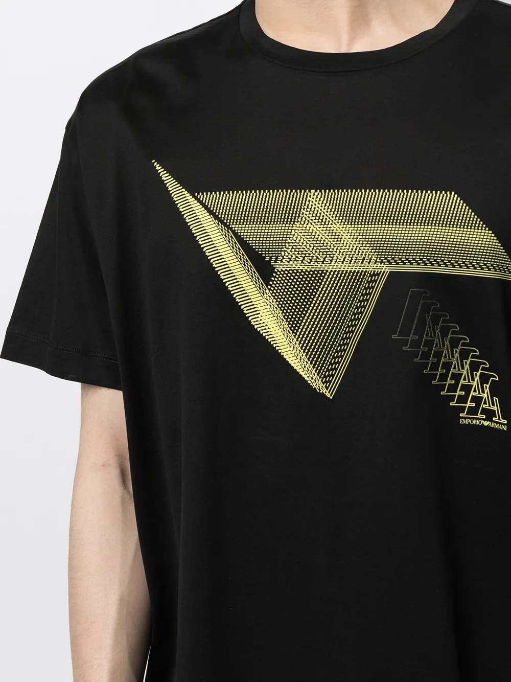 фото Emporio armani футболка с графичным принтом