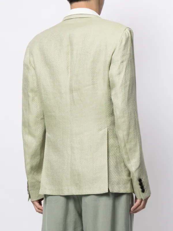 armani linen blazer