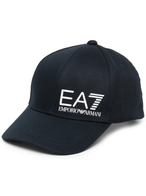 Ea7 Emporio Armani logo-print baseball cap