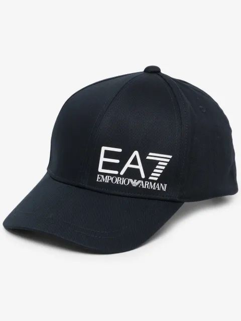 Ea7 Emporio Armani logo-print baseball cap