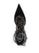 René Caovilla crystal-embellished mesh pumps