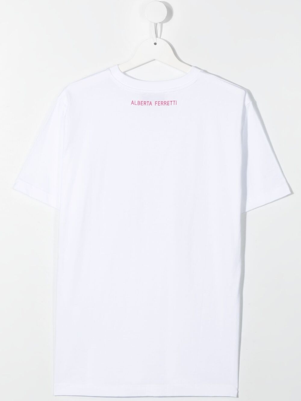 фото Alberta ferretti kids teen slogan-print cotton t-shirt