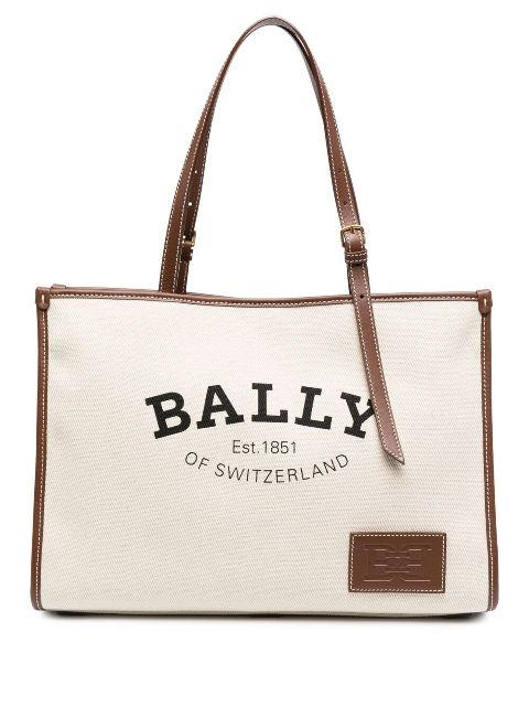 bally canvas tote bag