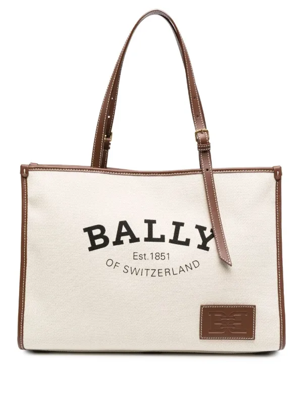 bally tote bag canvas
