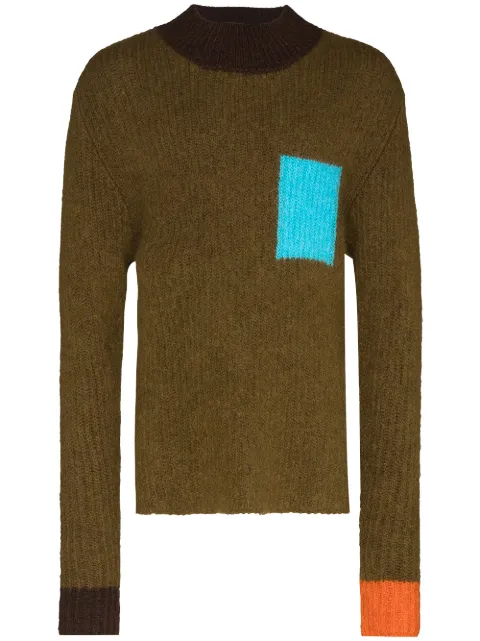 Jacquemus colourblock ribbed jumper