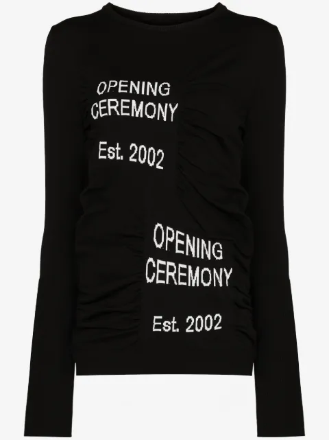 Opening Ceremony Suéter decote careca com logo