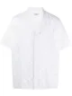 Image 1 of Valentino punch-hole detail short-sleeve shirt