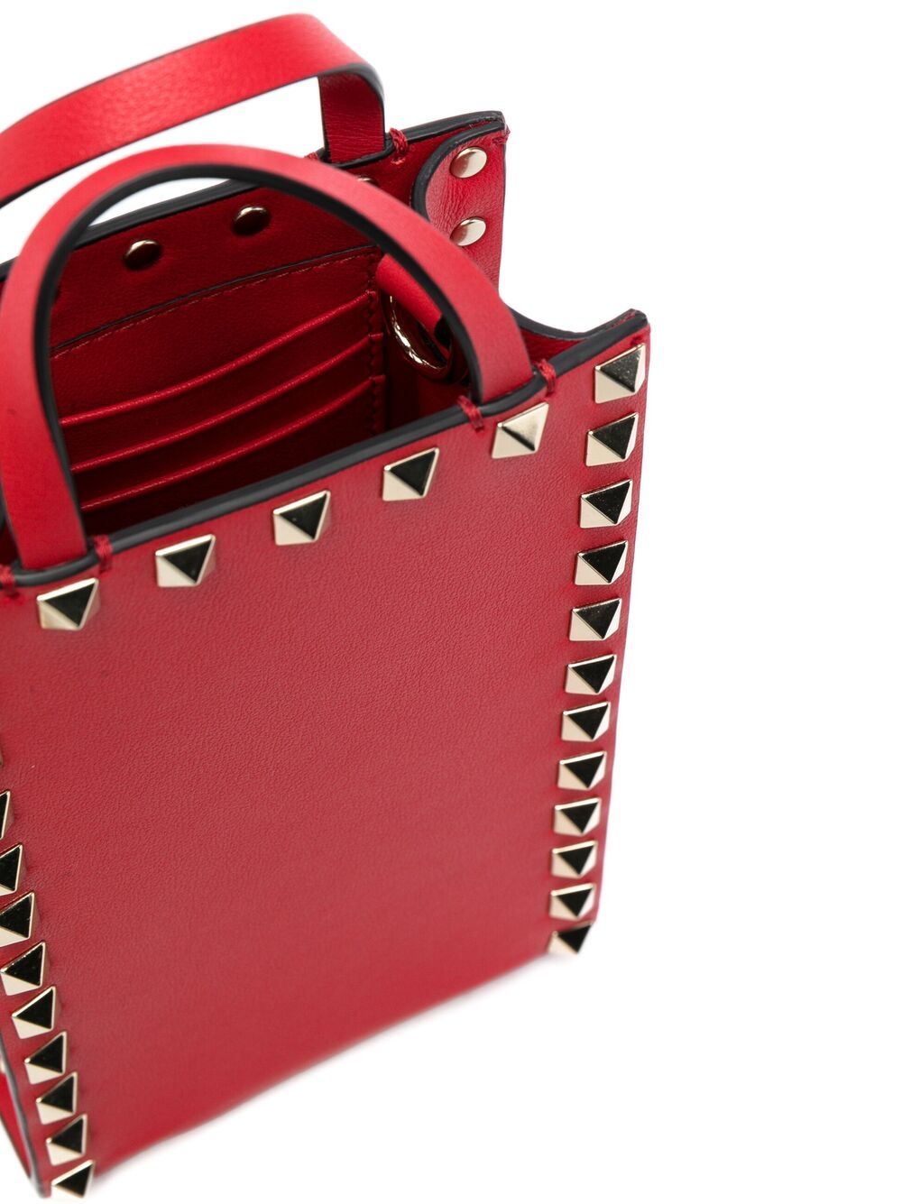 фото Valentino garavani rockstud-detail crossbody bag