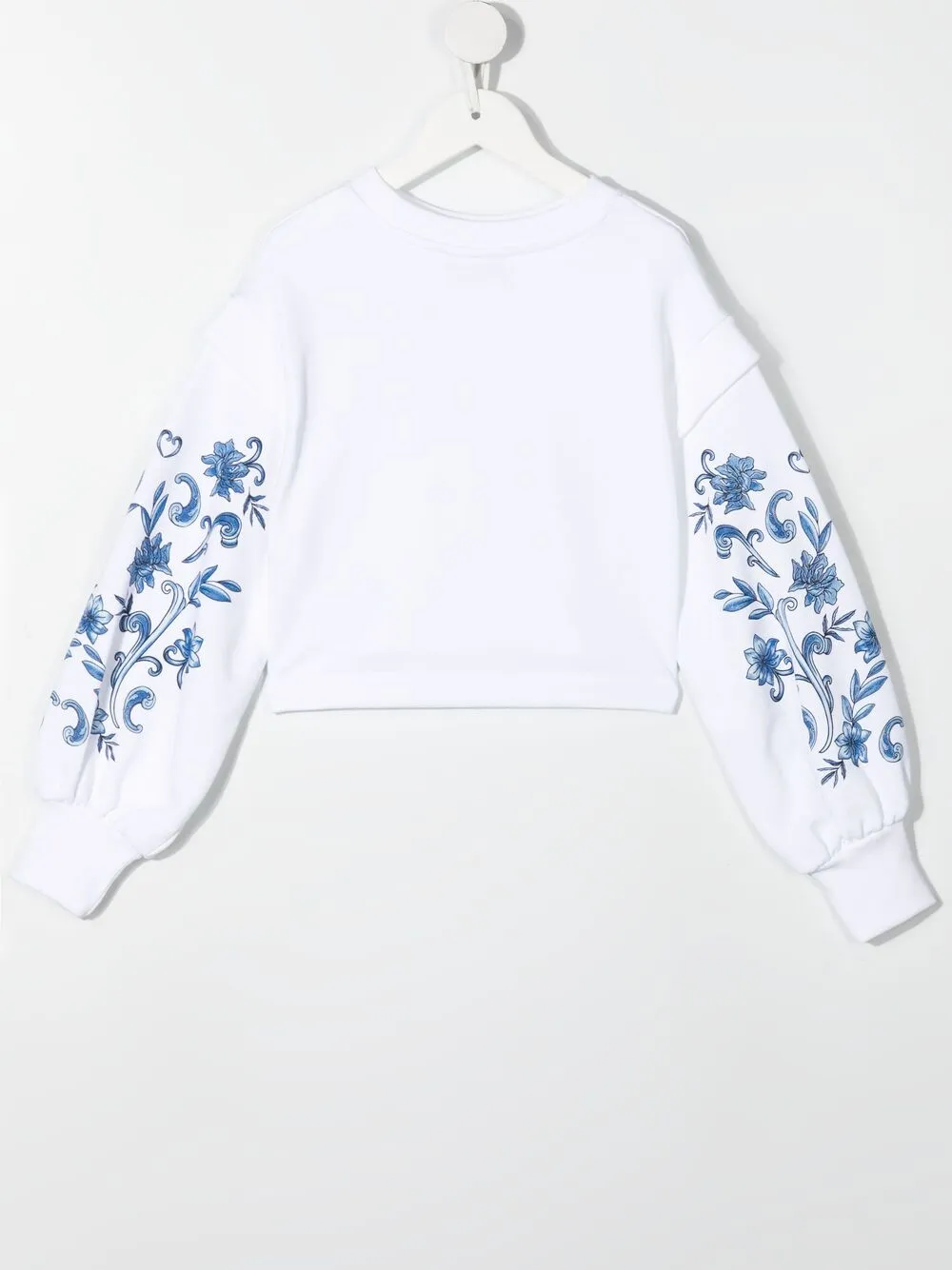 ALBERTA FERRETTI LOGO-PRINT COTTON SWEATSHIRT