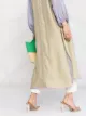 Forte Forte manteau colour block à fermeture nouée