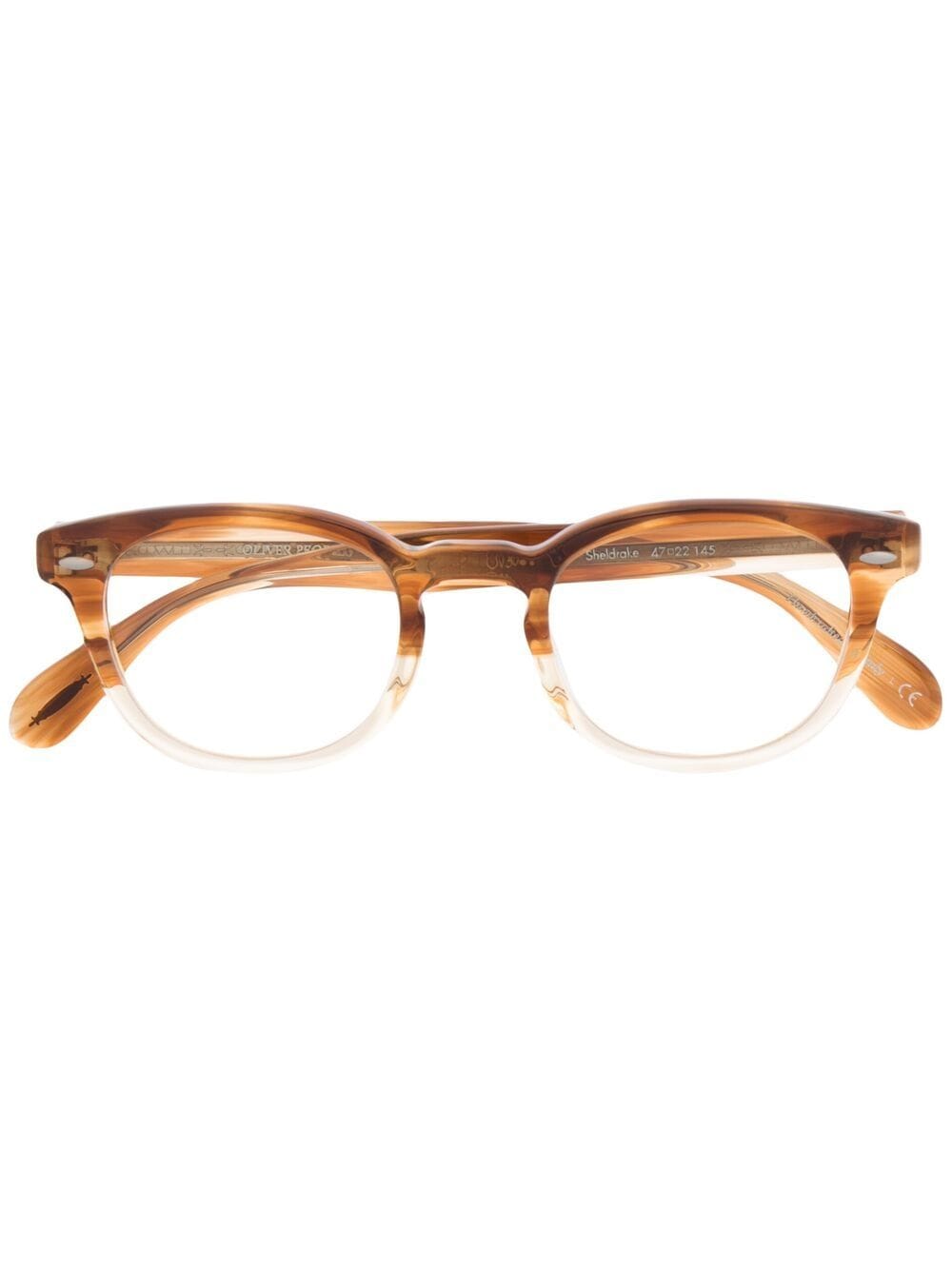 Oliver Peoples Sheldrake Glasses In Brown