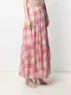 Semicouture юбка макси в клетку