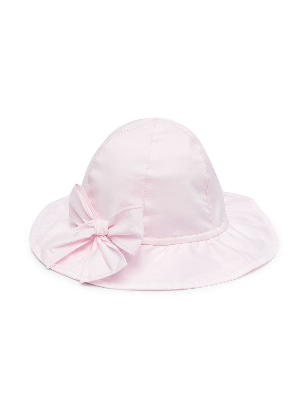 Shop Il Gufo Bow Detail Sun Hat In Pink