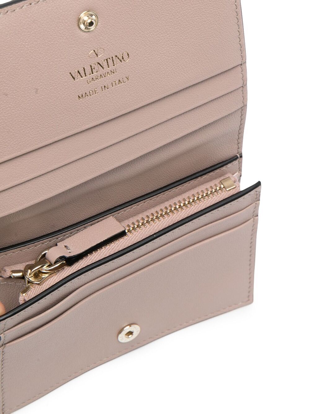 фото Valentino garavani rockstud-detail snap-fastening purse