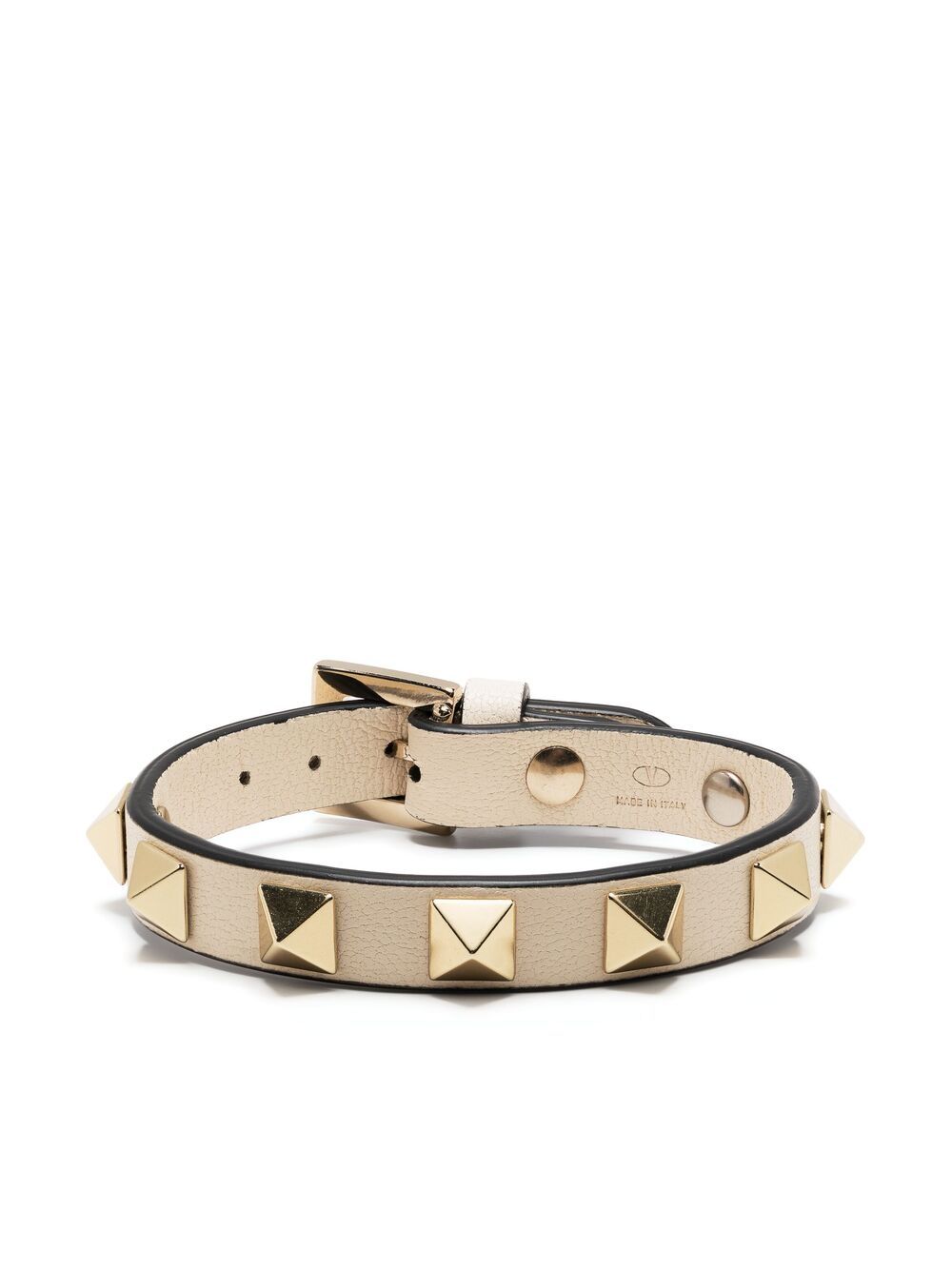 фото Valentino garavani rockstud leather bracelet