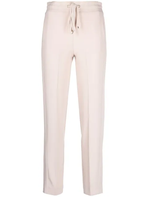 Blumarine pantalones slim con cordones en la pretina