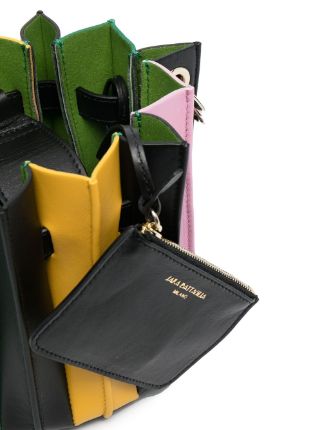 plissé mini bucket bag展示图