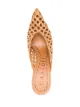 Casadei Versilia perforated woven mules