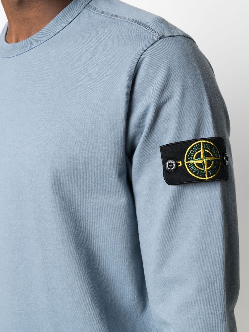 фото Stone island толстовка с нашивкой-логотипом