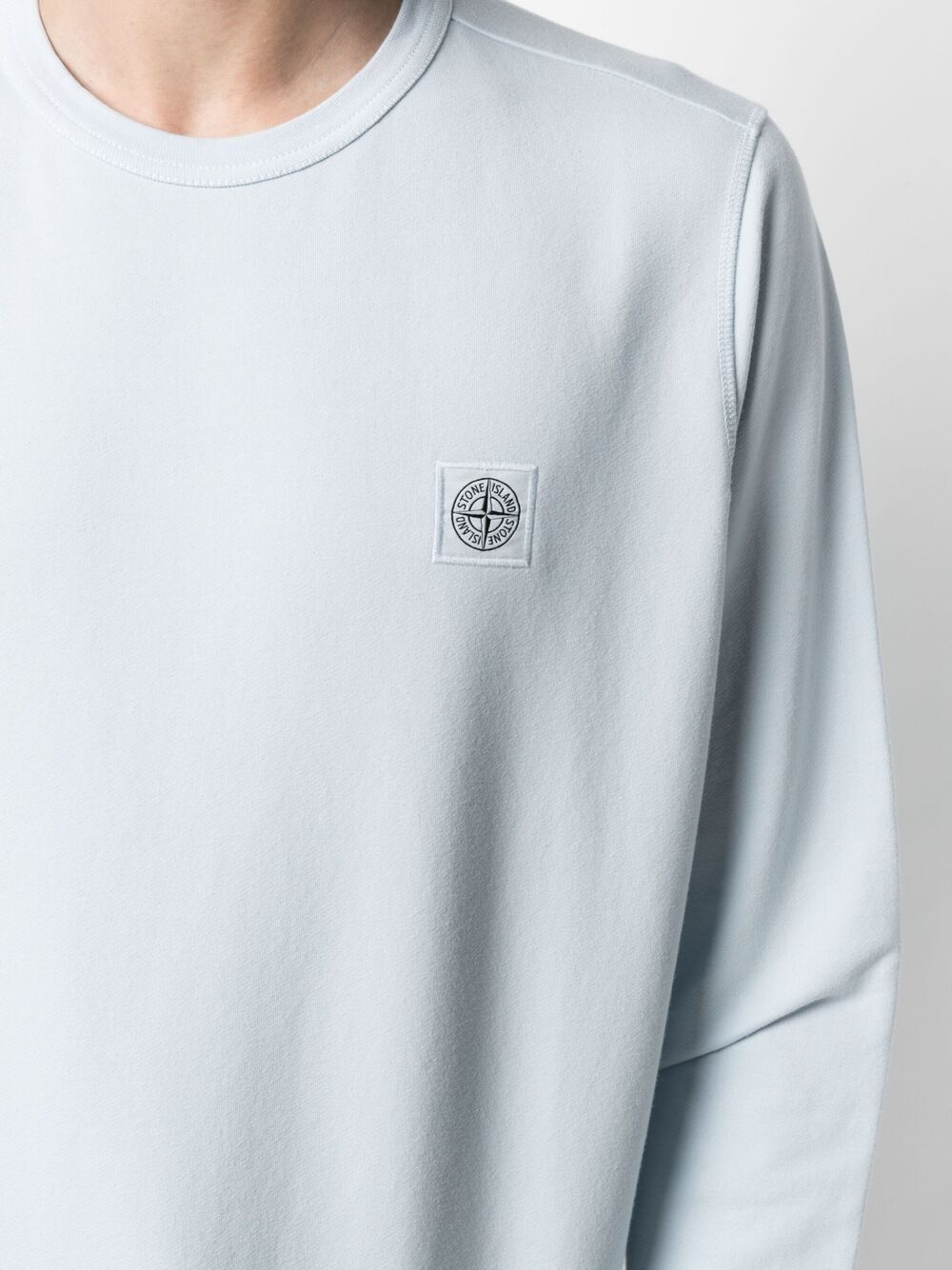 фото Stone island толстовка с нашивкой-логотипом