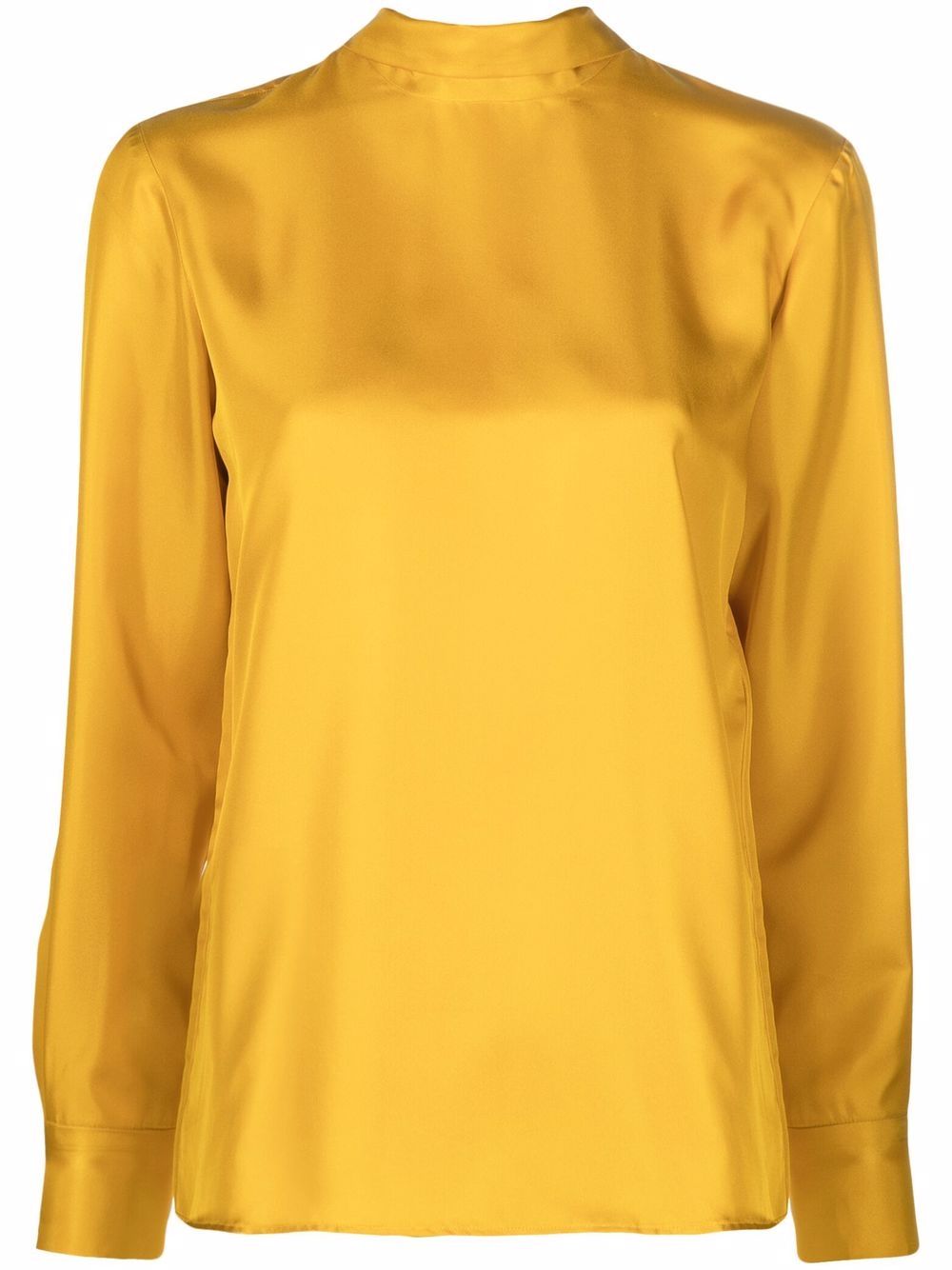 

PUCCI blusa de seda con detalle de mascada - Amarillo