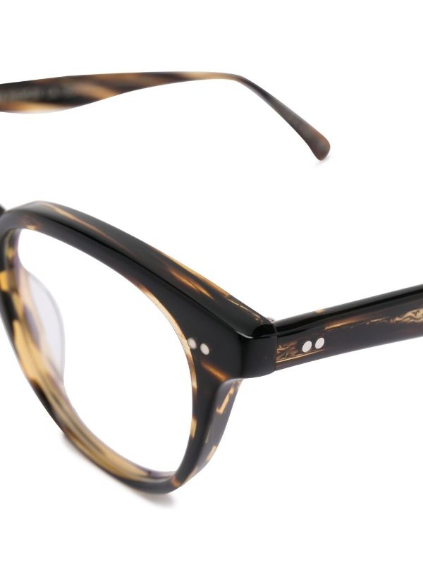 Oliver Peoples Desmon Marbled Glasses - Farfetch