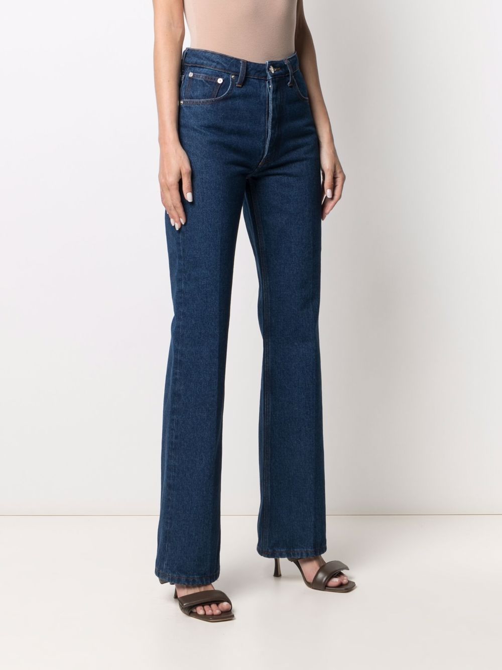 Nanushka Louis high-waisted Bootcut Jeans - Farfetch