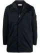 Image 1 of Stone Island logo concealed-zip coat