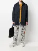 Image 2 of Stone Island logo concealed-zip coat
