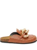 JW Anderson Chain loafer mules - Brown