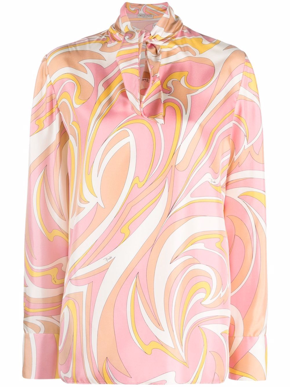 PUCCI Nuages-print Silk Scarf - Farfetch