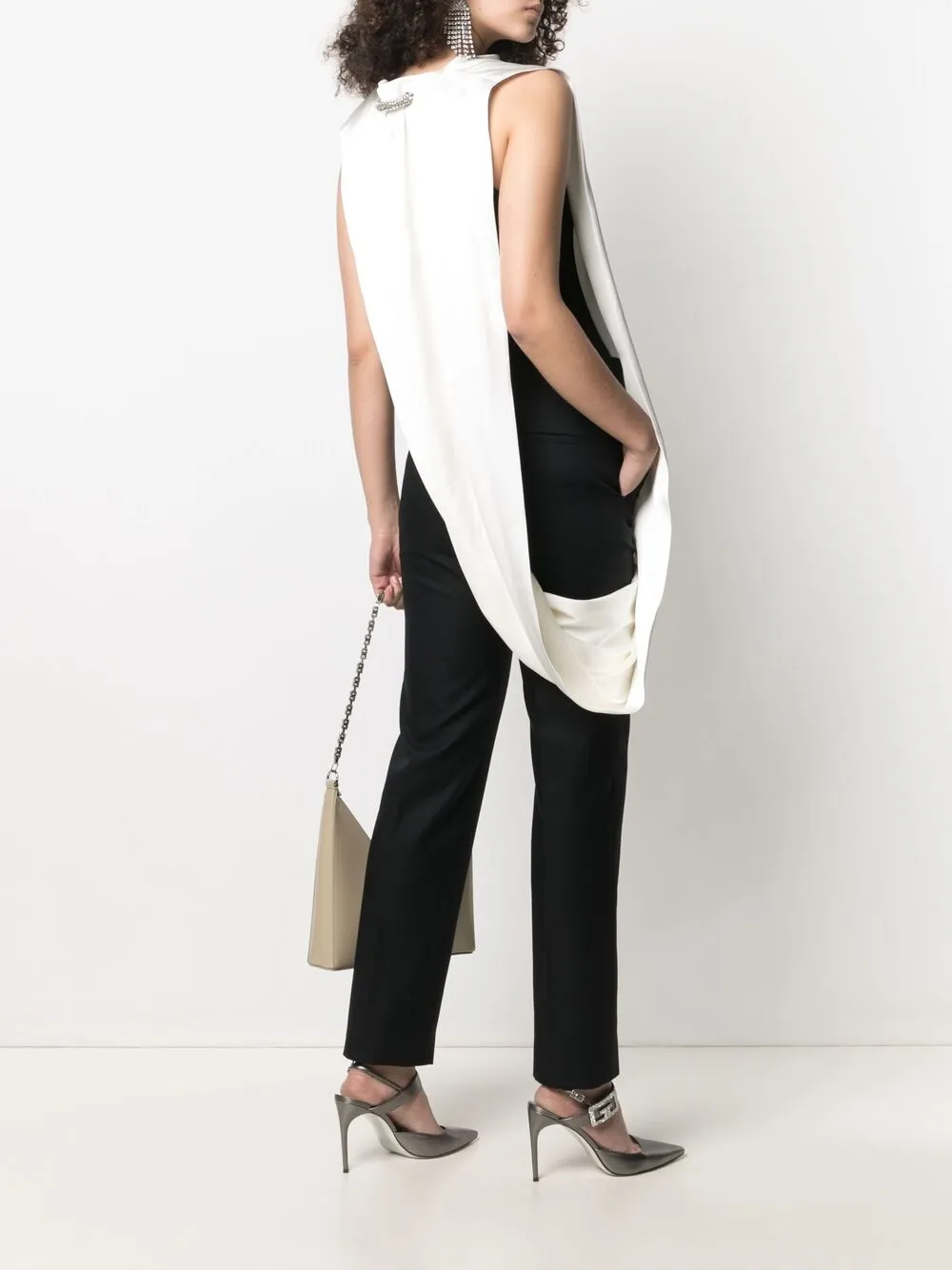 фото Givenchy топ асимметричного кроя