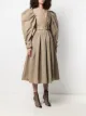 Alexander McQueen exaggerated sleeve trench coat