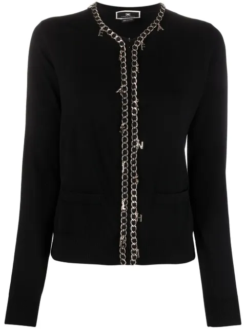 Elisabetta Franchi chain-detail Cardigan - Farfetch