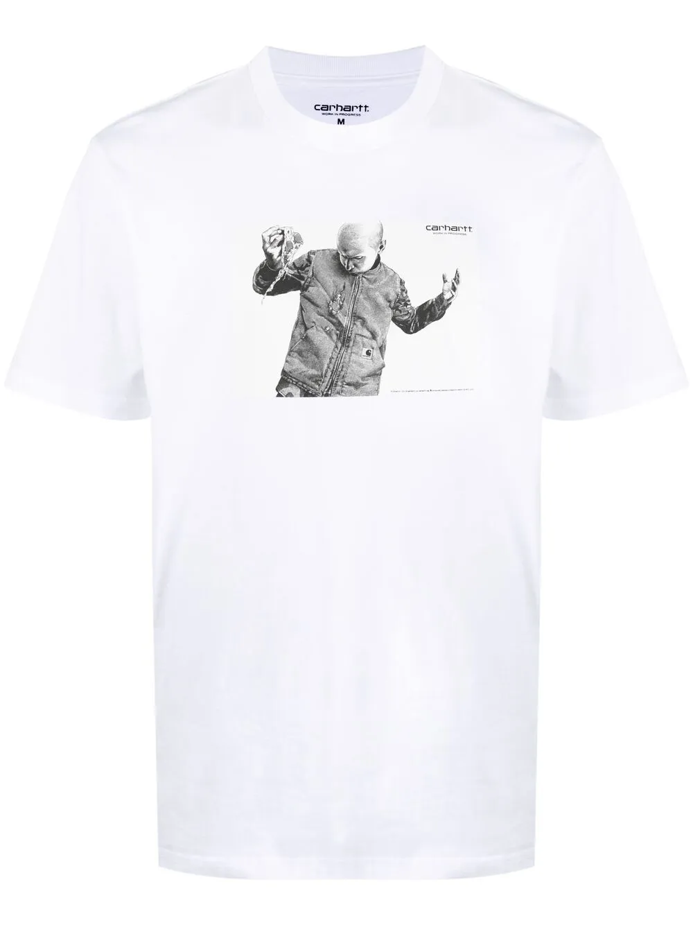фото Carhartt wip футболка из органического хлопка с графичным принтом