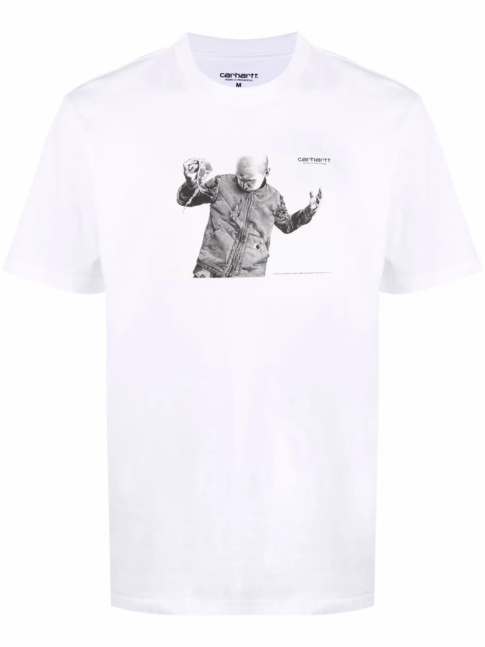 фото Carhartt wip футболка из органического хлопка с графичным принтом