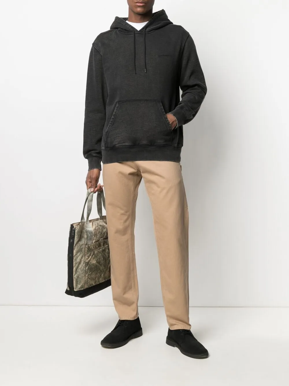 фото Carhartt wip худи с выцветшим эффектом