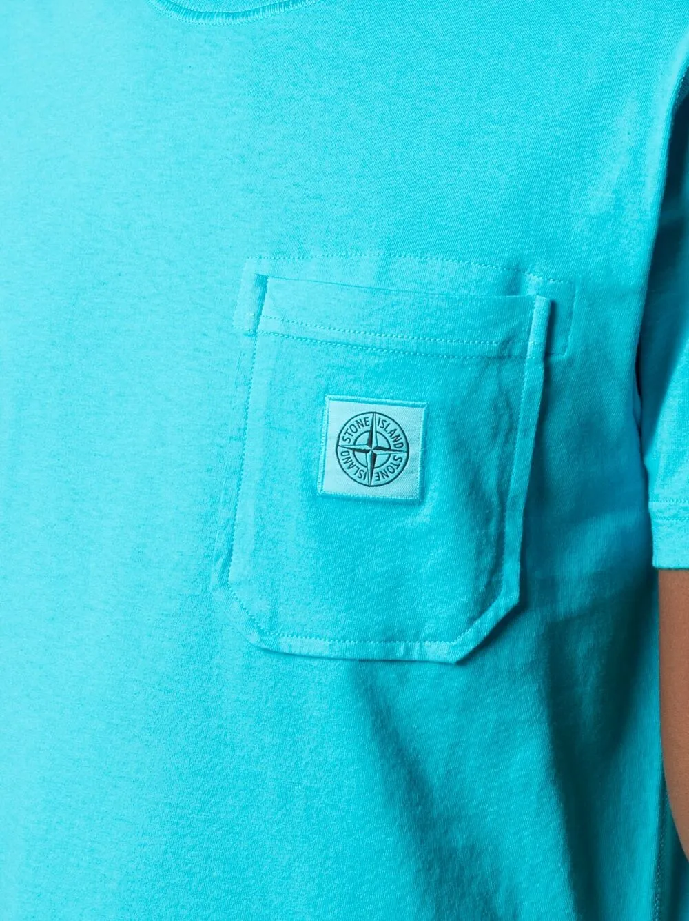 фото Stone island футболка с нашивкой-логотипом