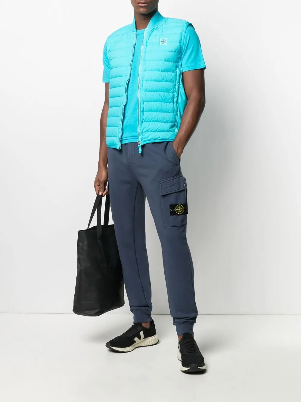 фото Stone island футболка с нашивкой-логотипом